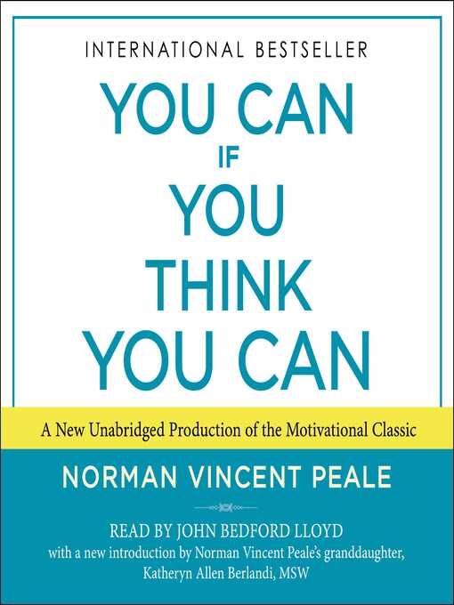 Title details for You Can If You Think You Can by Dr. Norman Vincent Peale - Available